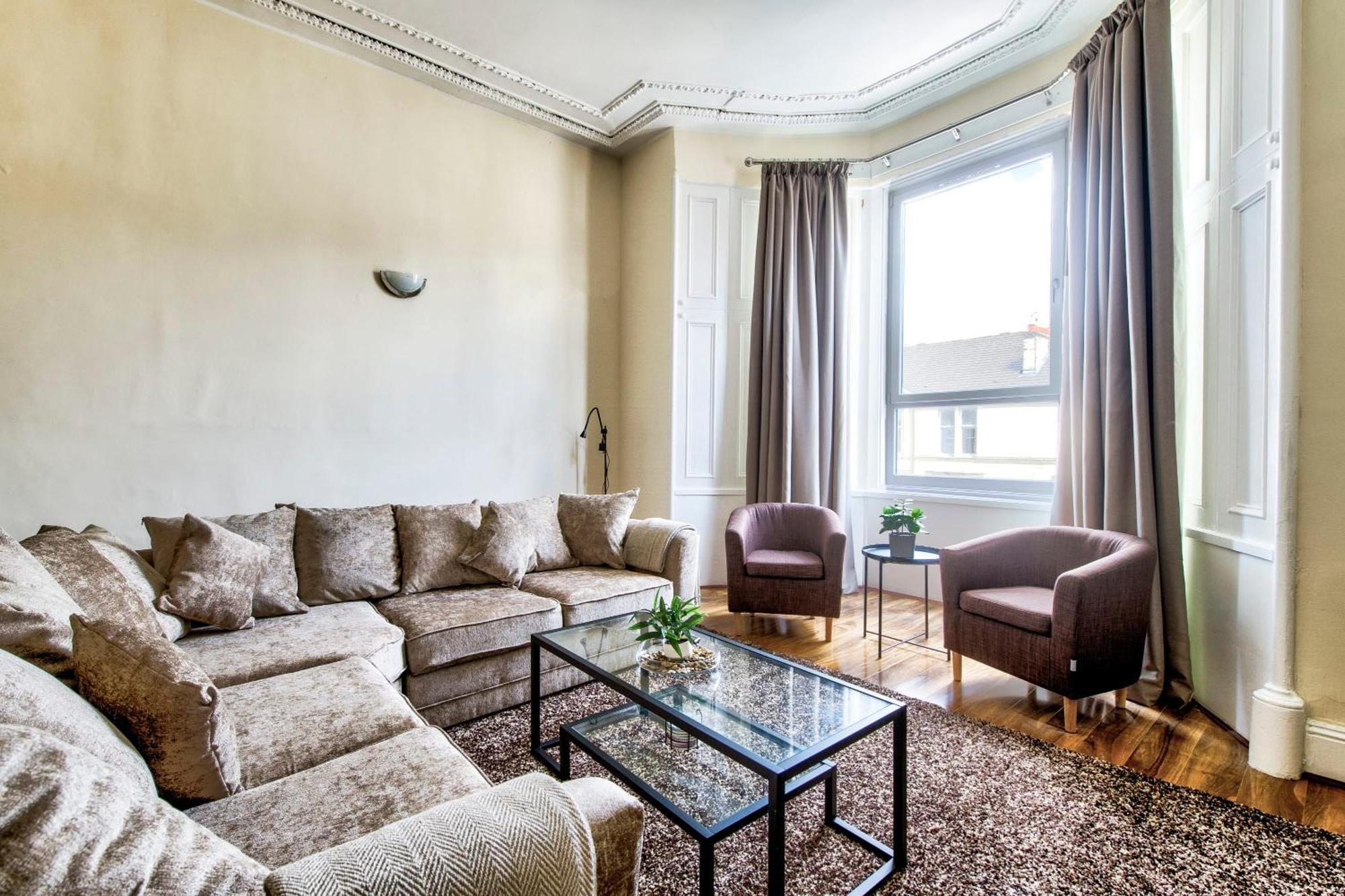 Stunning 5 Bedroom Apt, Close To Centre, Sec, Hydro And Motorway Apartamento Glasgow