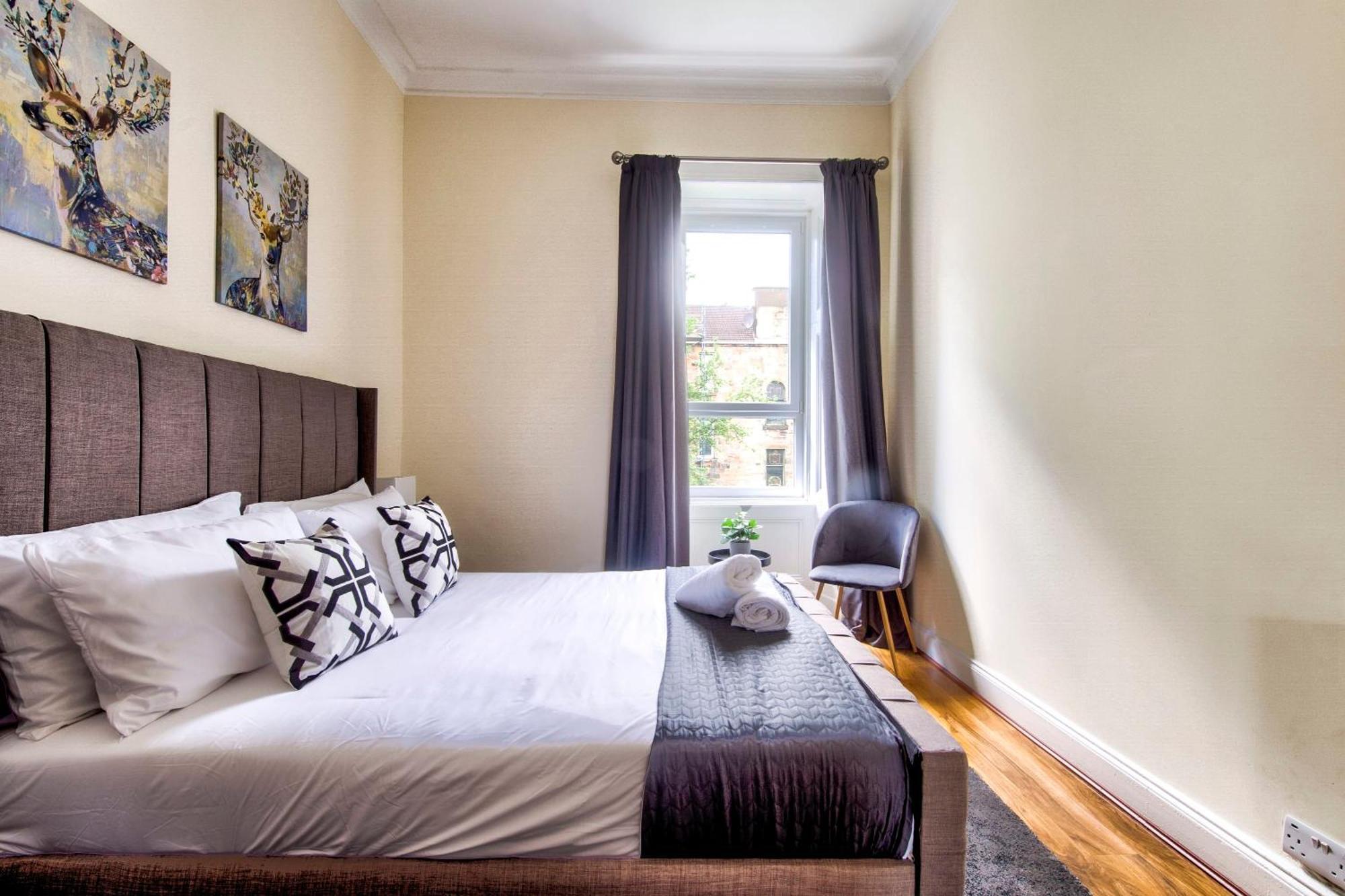 Appartement Stunning 5 Bedroom Apt, Close To Centre, Sec, Hydro And Motorway Glasgow